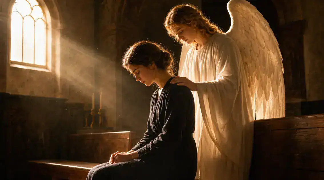 A guided practice for entering prayer with angelic presence