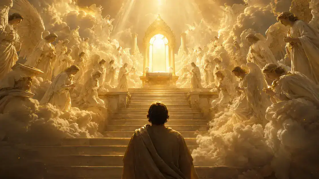 Angelic presence and the imagery of the heavenly court