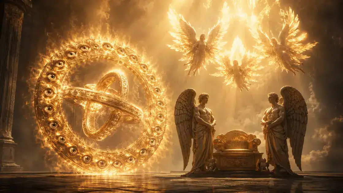 Angelic taxonomy: Ophanim, cherubim, seraphim — similarities and differences