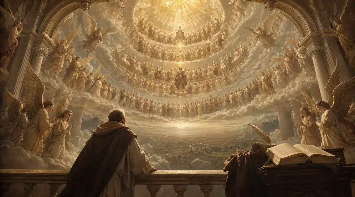 Angelology and medieval theology behind Paradise