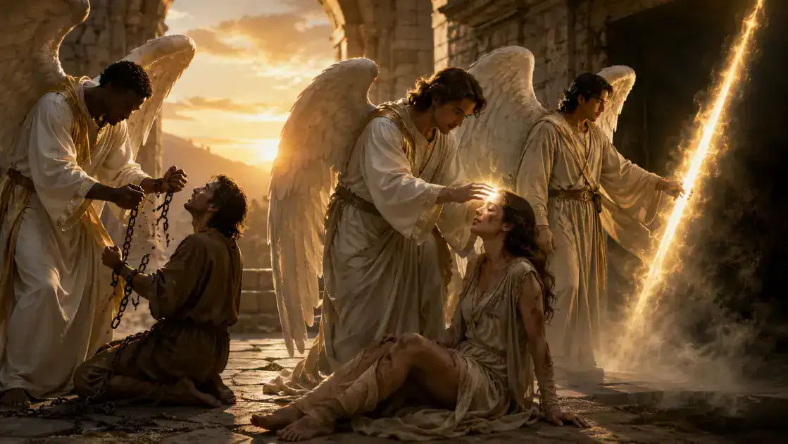 Angels and divine action: justice, healing, deliverance