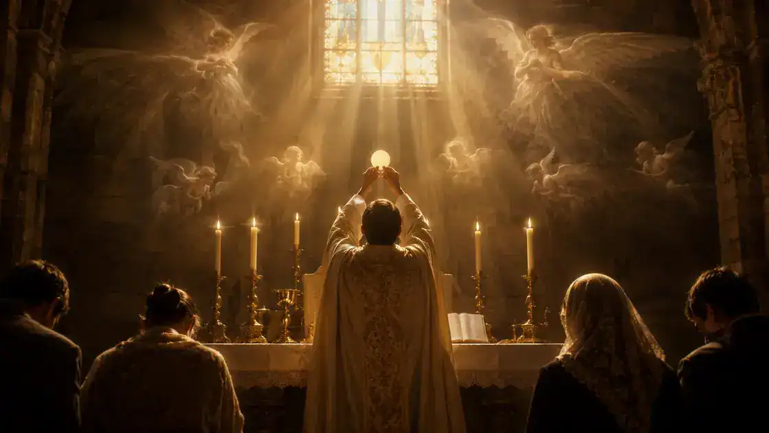 Angels and sacraments: how celestial order touches liturgical life