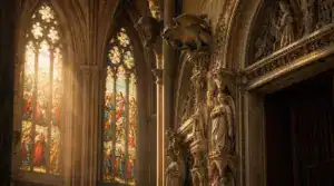 Angels in Gothic Architecture: Gargoyles, Reliefs and Stained Glass in Cathedrals