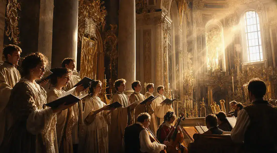 Baroque oratorio and the choir as an angelic narrator