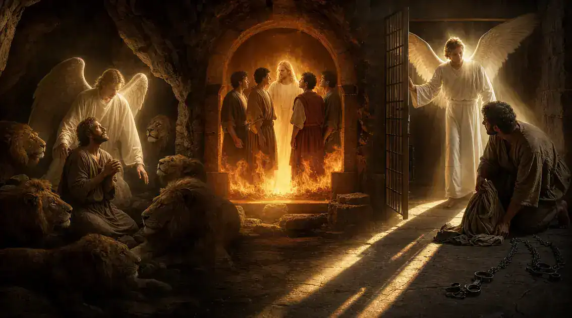 Biblical cases of avoided death: from Daniel to Acts