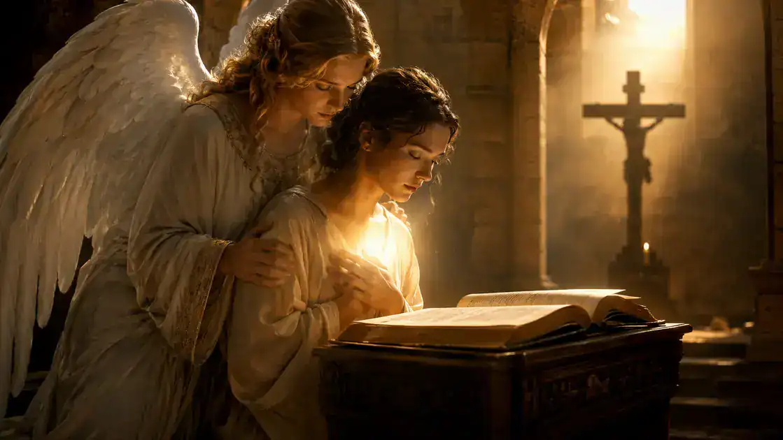 Biblical echoes: pierced hearts and angelic messengers in Scripture