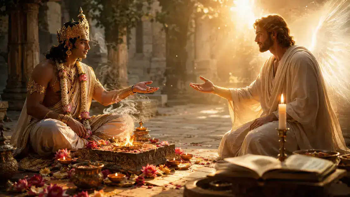 Comparative theology: similarities and differences with Christian angels
