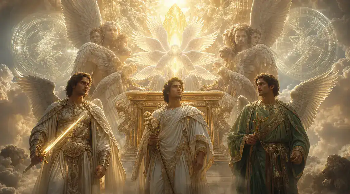 Comparing ranks: seraphim, cherubim, ophanim, archangels and choirs