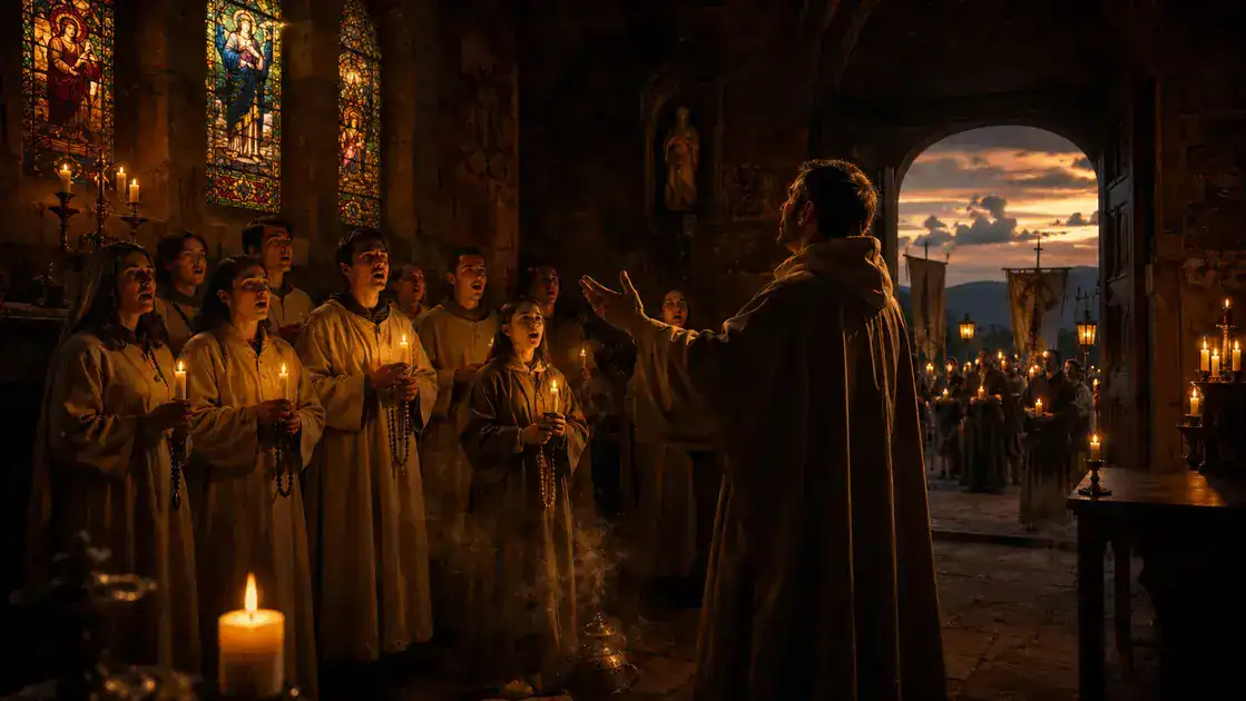 Devotional expressions: litanies, hymns, and popular piety