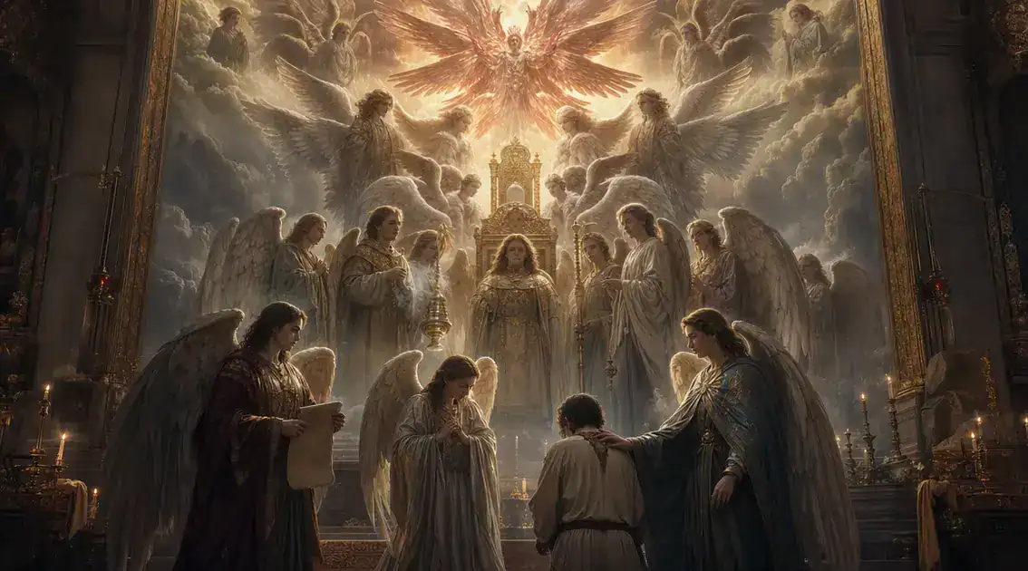 Hierarchy of angels in iconography
