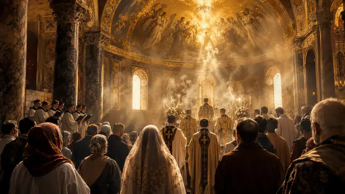 Historical shapes: how ancient liturgies heard the heavenly choir