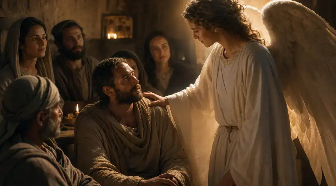 How saints and witnesses describe angelic rescues