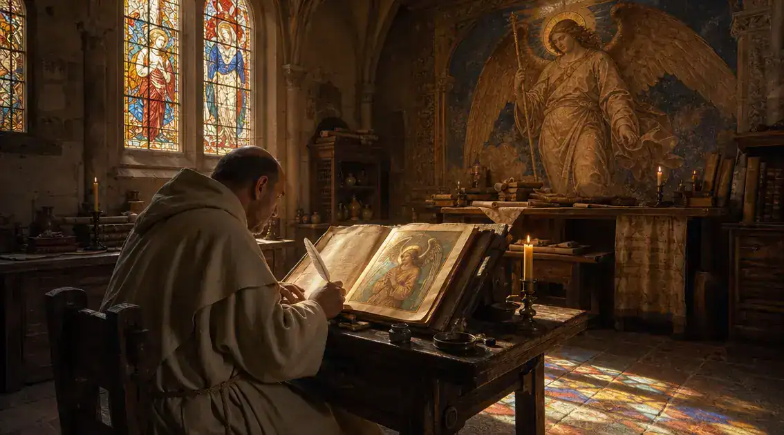 How the church developed the study of angelology