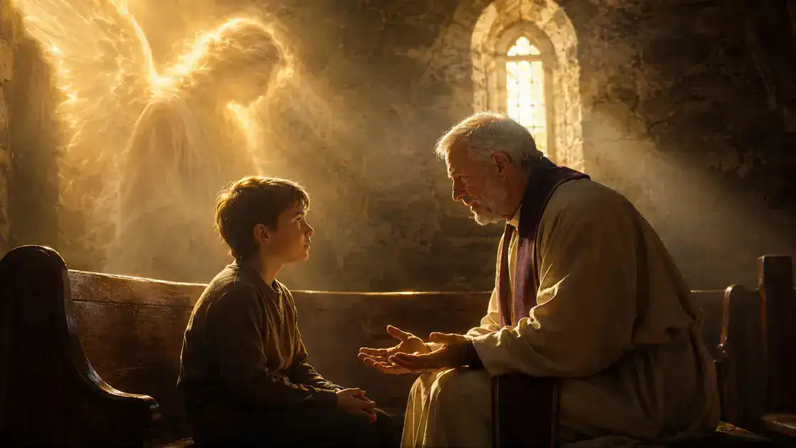 How tradition and the church interpret angelic visions in children
