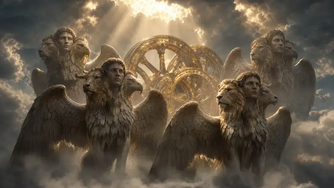 Imagery decoded: cherubim, wheels, and living creatures