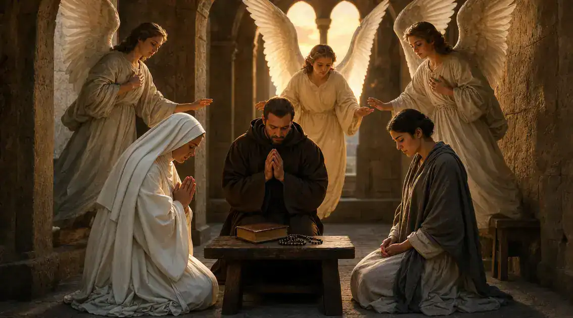 Saints and mystics who described multiple angels