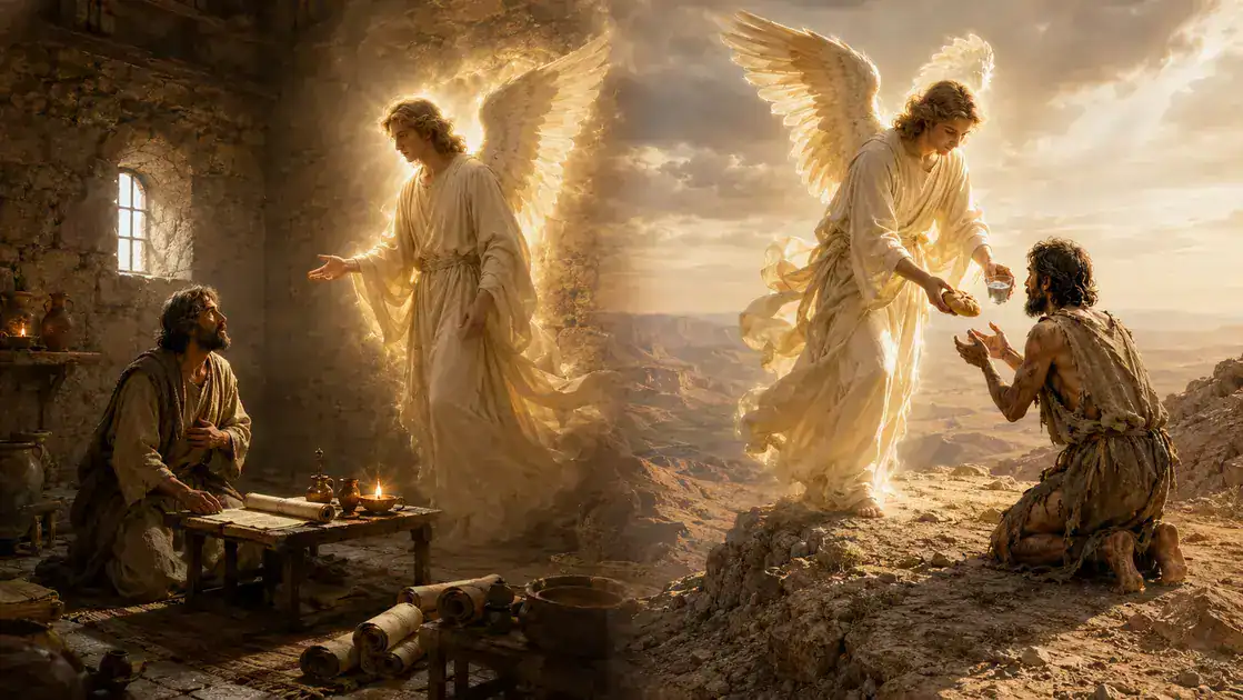 Scriptural passages and angelic encounters that inspired sacred fasting