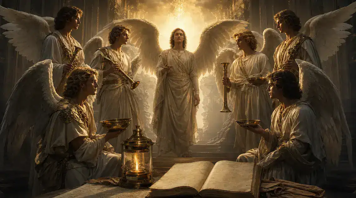 Seven and angelic roles: examples from Scripture