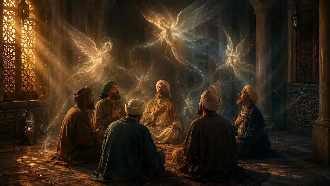 Sufi encounters: visions of seraph-like beings in devotion
