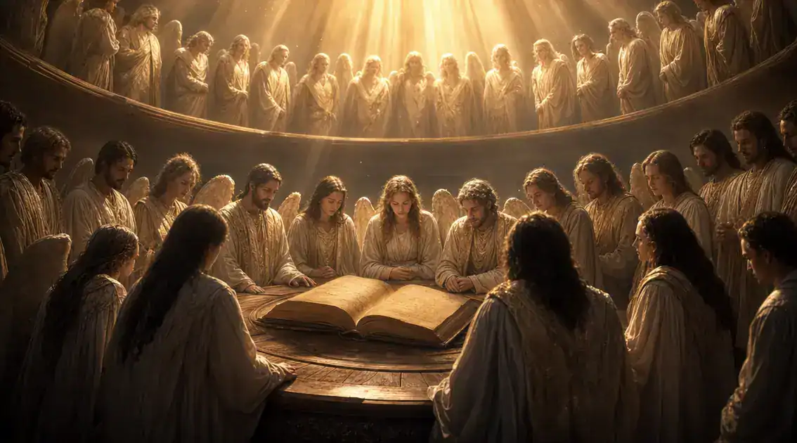 The role of aeons and their angelic manifestations