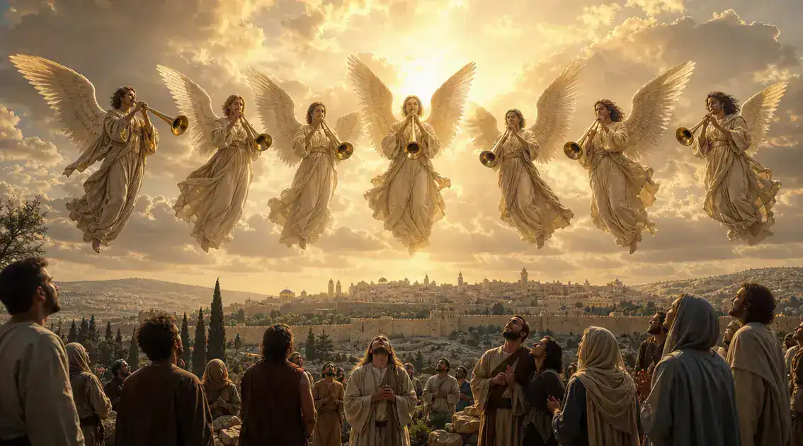 The seven trumpets of Revelation: symbolism and major interpretations