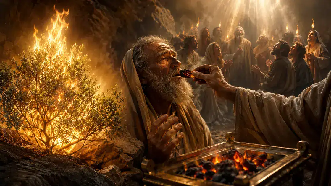 The symbolism of divine fire in Scripture