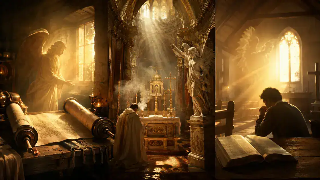 Theological distinctions across traditions: Jewish, Catholic, Protestant views
