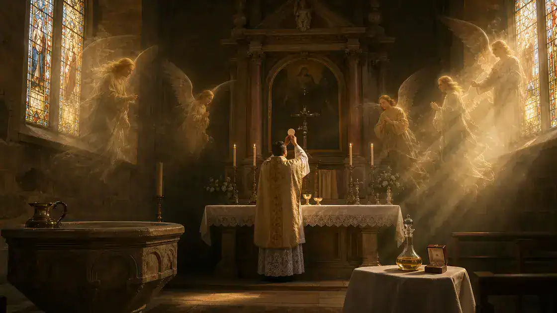 Theological foundations: angels in the sacramental economy