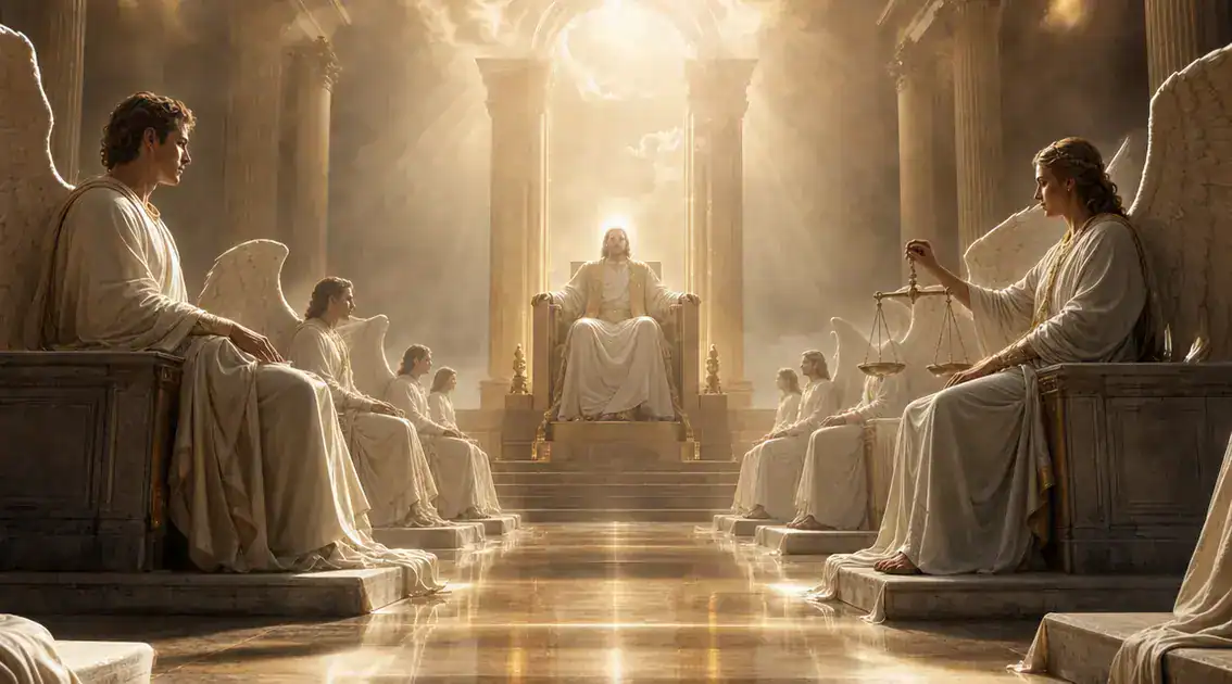 Theological meaning of the thrones: justice, presence, and authority