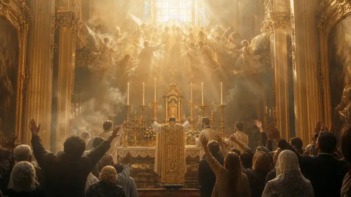 Theological meaning: why the assembly sings with the angels