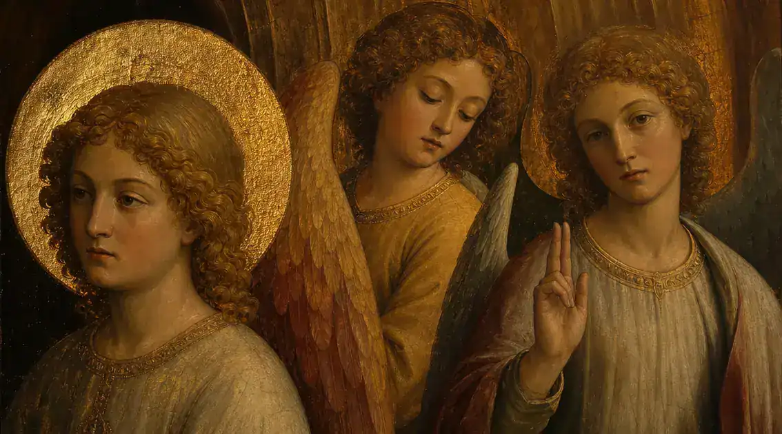 Theological meanings: what halos, wings, and gestures signify