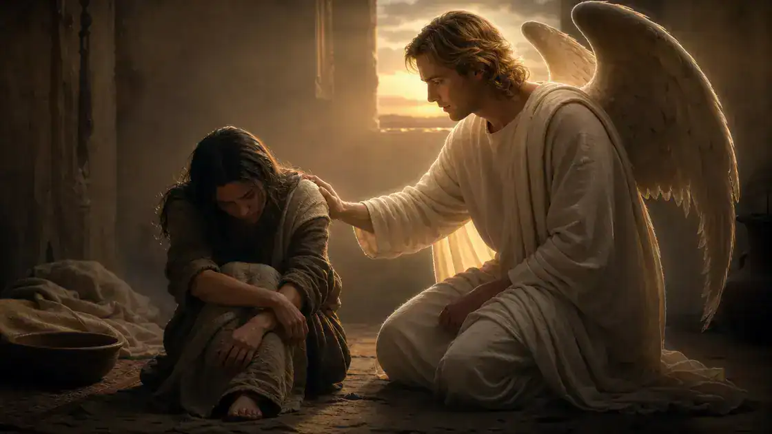 Theology of angelic comfort during suffering