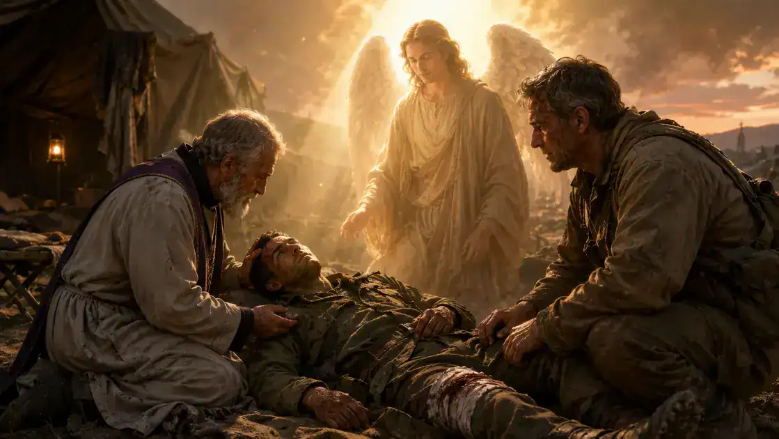 Voices of faith: saints, chaplains, and veterans who witnessed angels