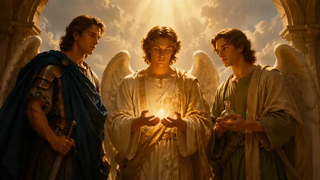 Archangels and notable messengers: Michael, Gabriel, and others