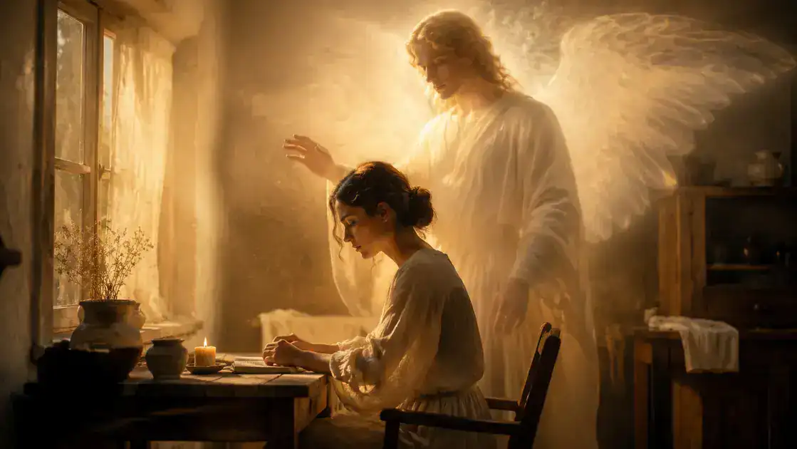 Before working: an angelic meditation for a productive day