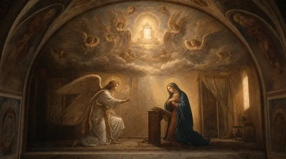 Biblical imagery behind his angels: scripture passages that inspired him
