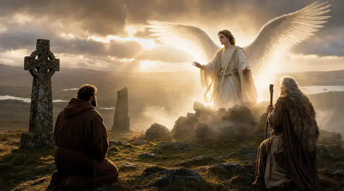 Celtic tradition and angels: the divine messengers of druids and monks