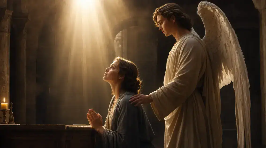 Distinguishing prayer to God from requests to angels