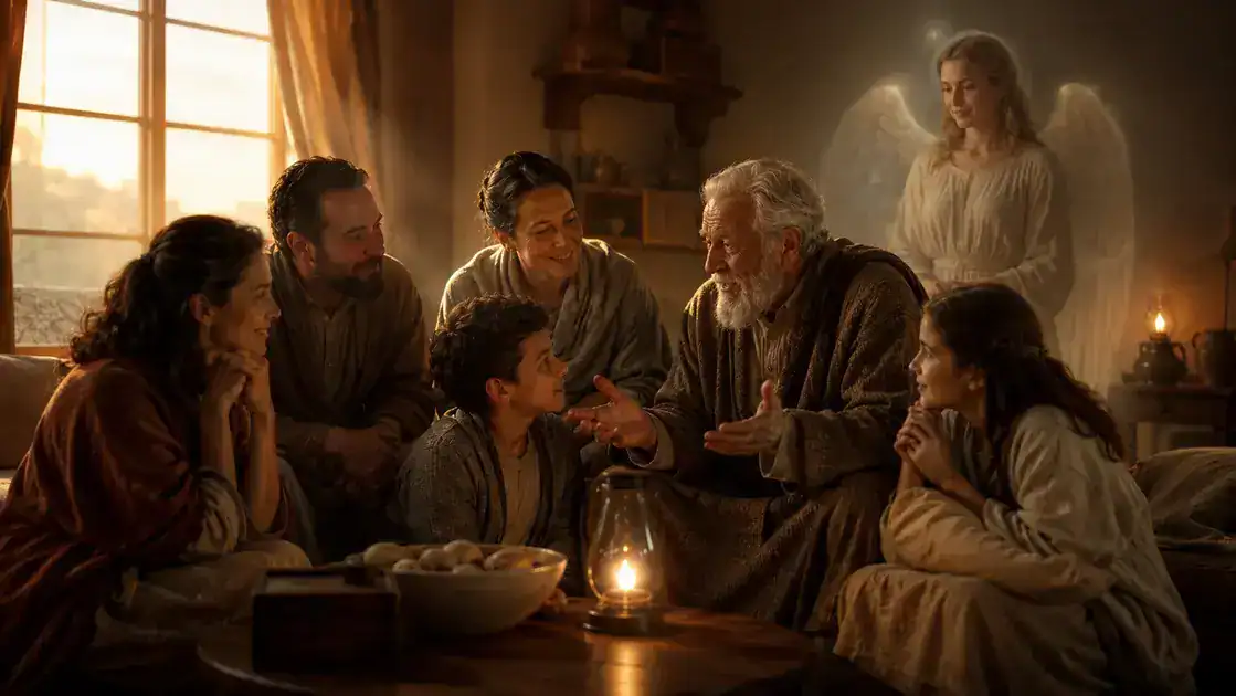 Guardian angels in family narratives and saints
