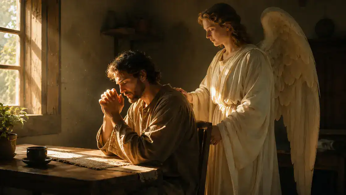 How angels accompany our daily prayers