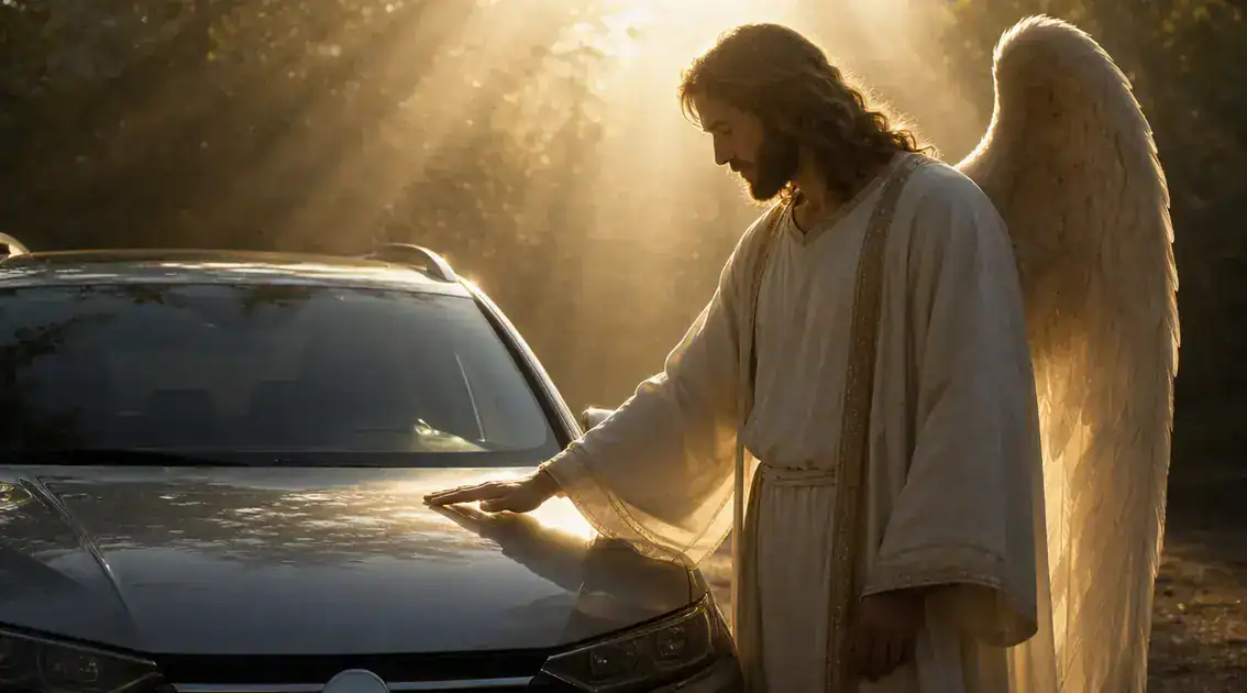 Prayer to place your guardian angels in your car before traveling