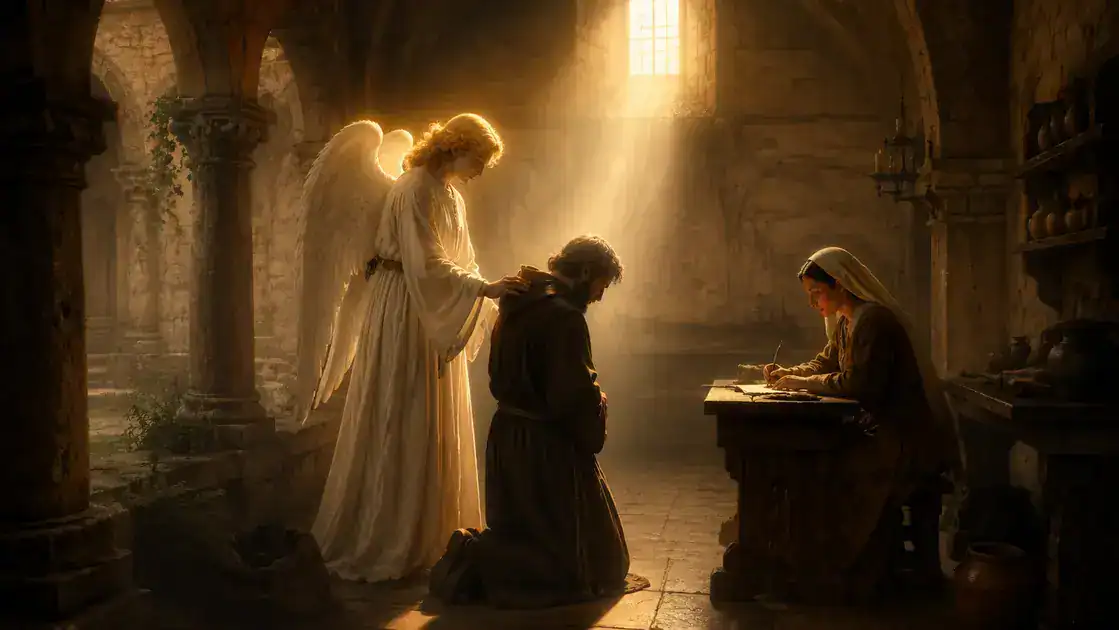 Saintly testimonies of angelic support