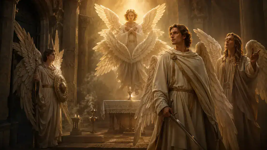 Types of angels in theology: cherubim, seraphim, archangels and roles