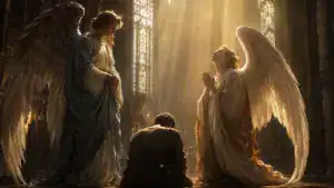 What is the difference between a guardian angel and an intercessory angel?