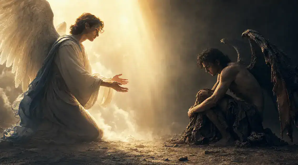 What is the real difference between an angel and a demon? Origins and nature