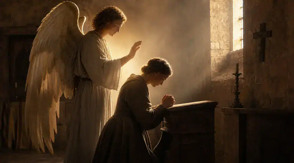 Cómo recibir una bendición angelical en oración