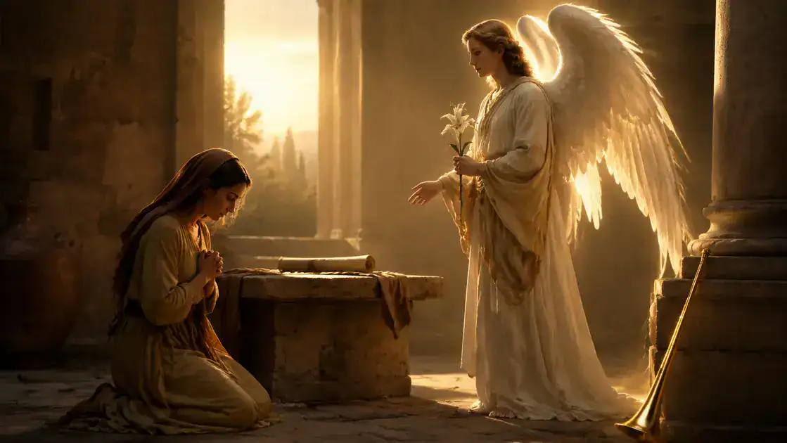 El simbolismo espiritual de los encuentros angélicos