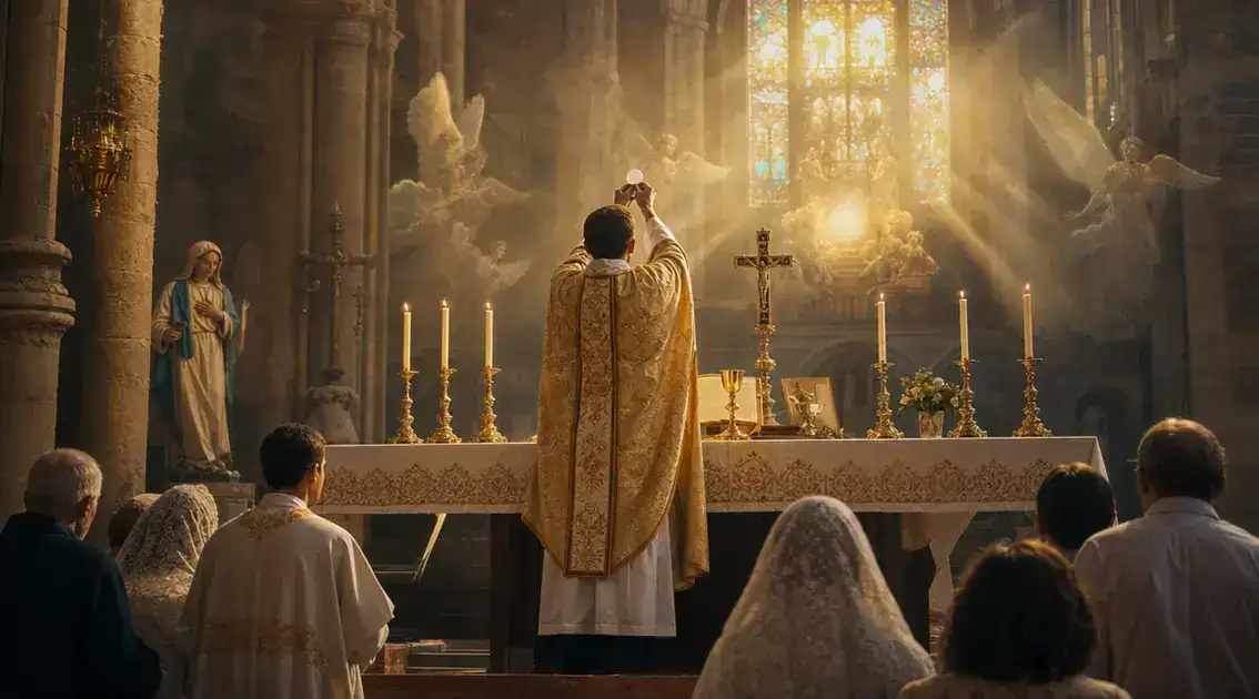 Fundamento bíblico: ángeles en la liturgia según la Escritura