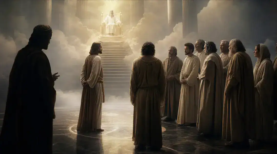 La presencia del acusador en el consejo celestial