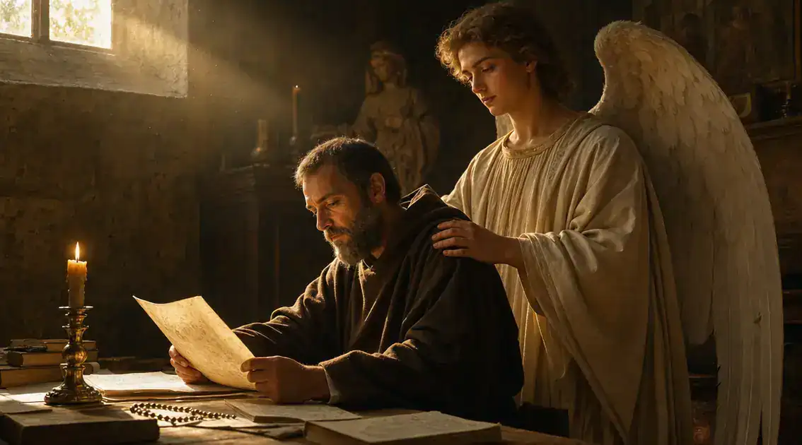 La tradición y los escritos de los santos sobre la compañía angelical